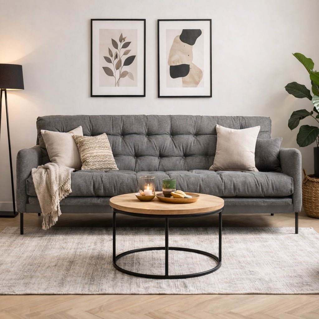 3-seater sofa bed Renge light gray