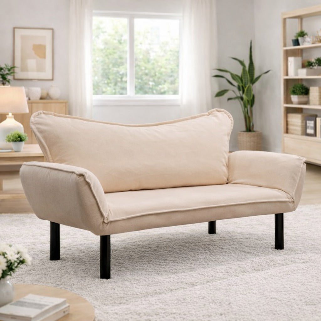 2-seater sofa bed Chatto cream