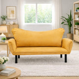 2-seater sofa bed Chatto Mustard