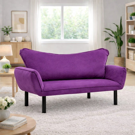 2-seater sofa bed Chatto Purple