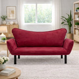 2-seater sofa bed Chatto Maroon