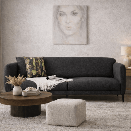 3-seater sofa bed Venus anthracite