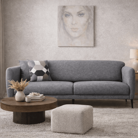 3-seater sofa bed venus gray