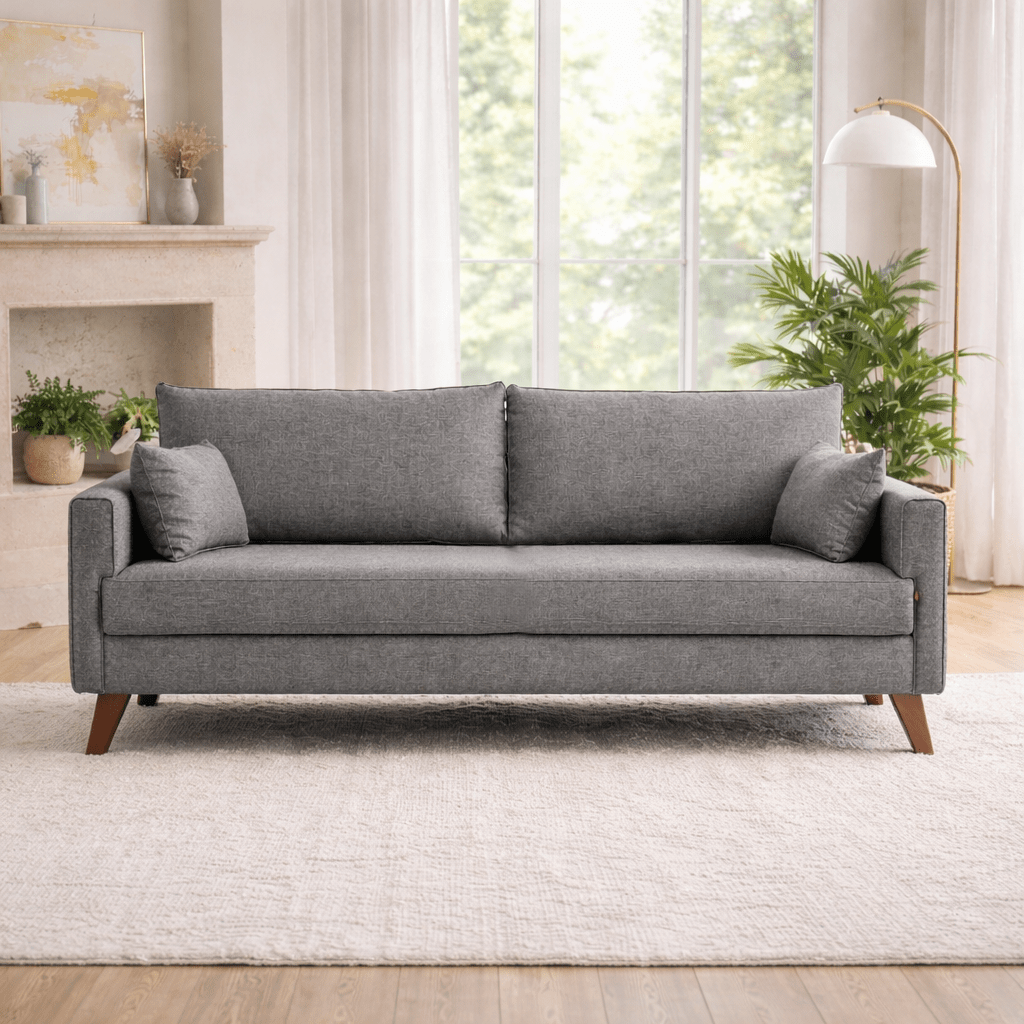 3-seater sofa bed Bella Gray
