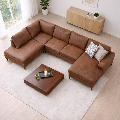 You Corner Sofa Left Porto Camel 