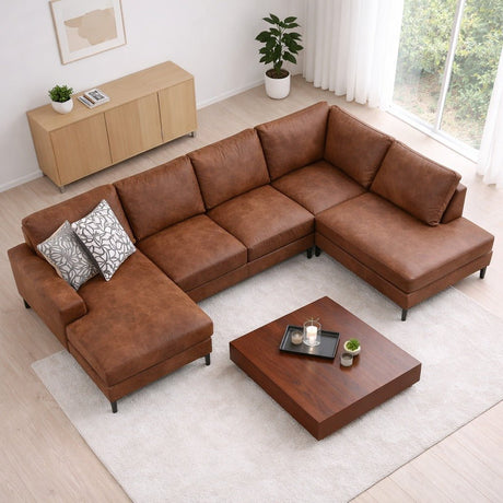 You Corner Sofa Right Porto Camel 