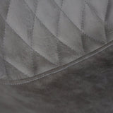 Industrial Bar Stool Juno Anthracite Faux Leather - Seat Height 70 cm - Without Armrests