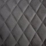 Industrial Bar Stool Juno Anthracite Faux Leather - Seat Height 70 cm - Without Armrests