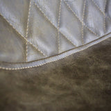 Industrial Bar Stool Juno Green Faux Leather - Seat Height 70 cm - Without Armrests