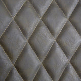 Industrial Bar Stool Juno Green Faux Leather - Seat Height 70 cm - Without Armrests