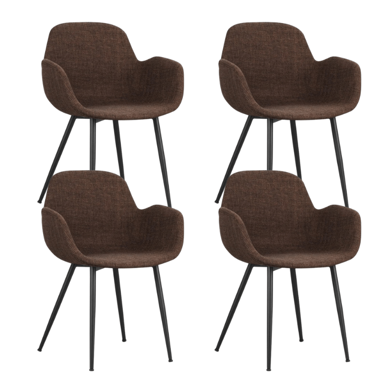 Dining Chair with Bowl-Shaped Seat Mick Brown