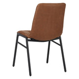 Dining Chair Noan Microfiber Cognac - Without Armrests 