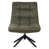 Swivel Chair Yuki Green Eco-leather 360° Rotatable 