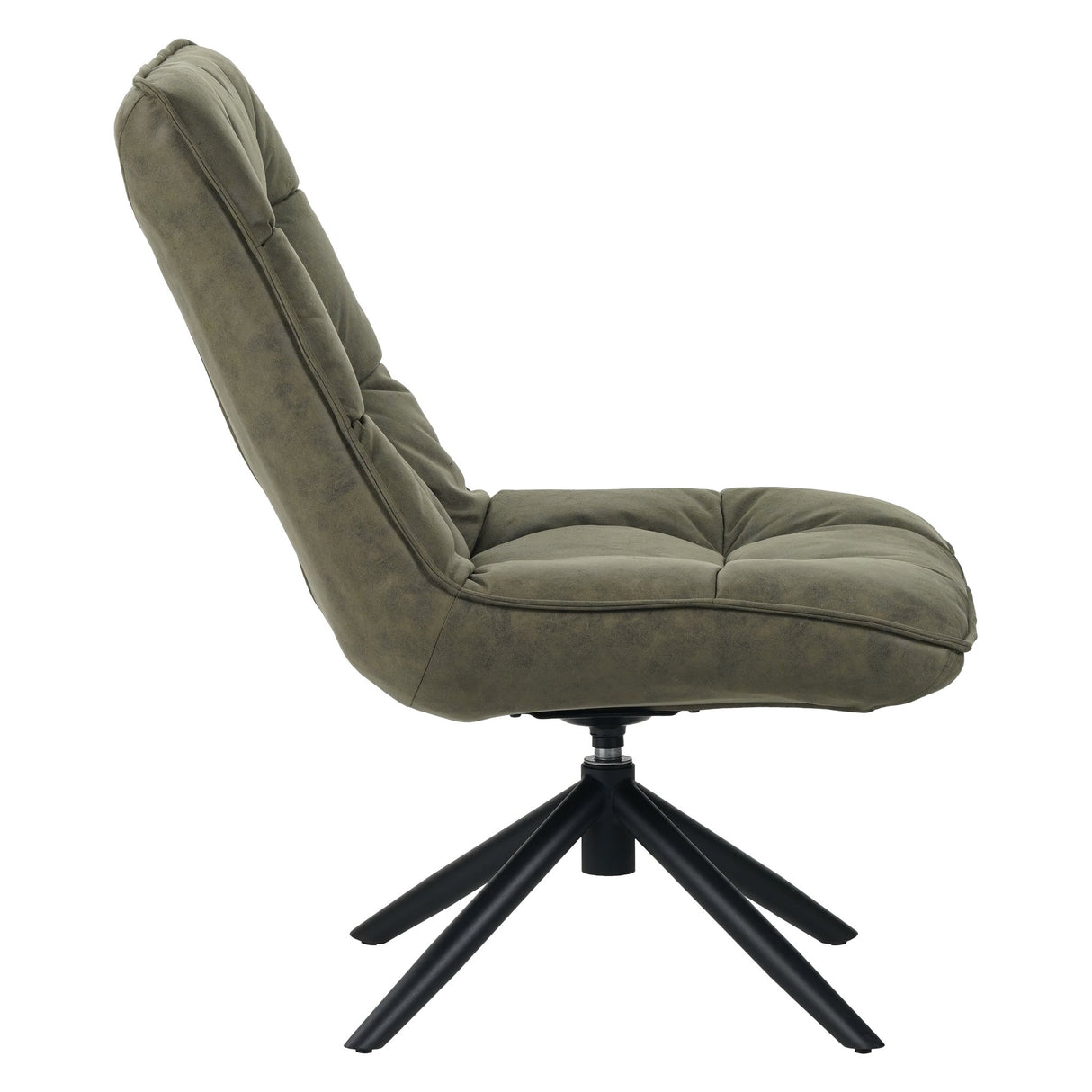 Swivel Chair Yuki Green Eco-leather 360° Rotatable 