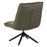 Swivel Chair Yuki Green Eco-leather 360° Rotatable 