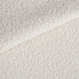 Set of 4 Scandinavian Dining Chairs Cream Boucle Fabric Swift - Without Armrests 