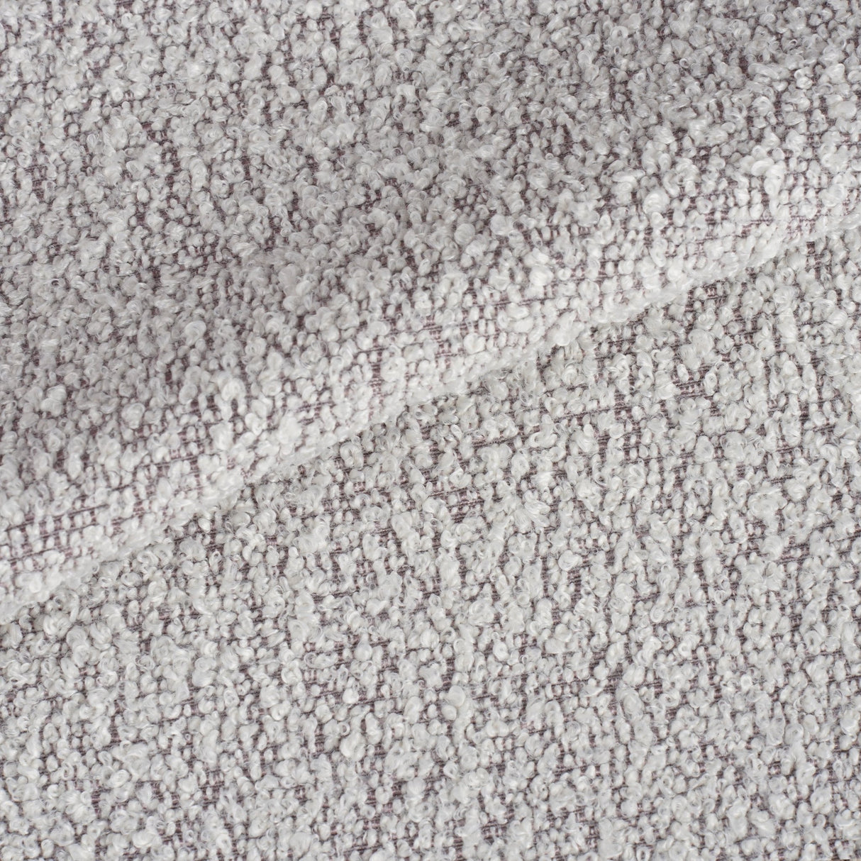 Set of 4 Scandinavian Dining Chairs Natural Melange Bouclé Fabric Swift - Without Armrests 