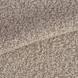 Set of 4 Scandinavian Dining Chairs Latte Bouclé Fabric Swift - Without Armrests 