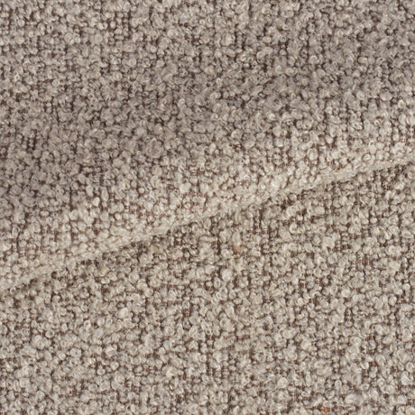 Set of 4 Scandinavian Dining Chairs Latte Bouclé Fabric Swift - Without Armrests 