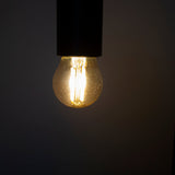 Light source LED filament Bol Ø4.5 amber-colored