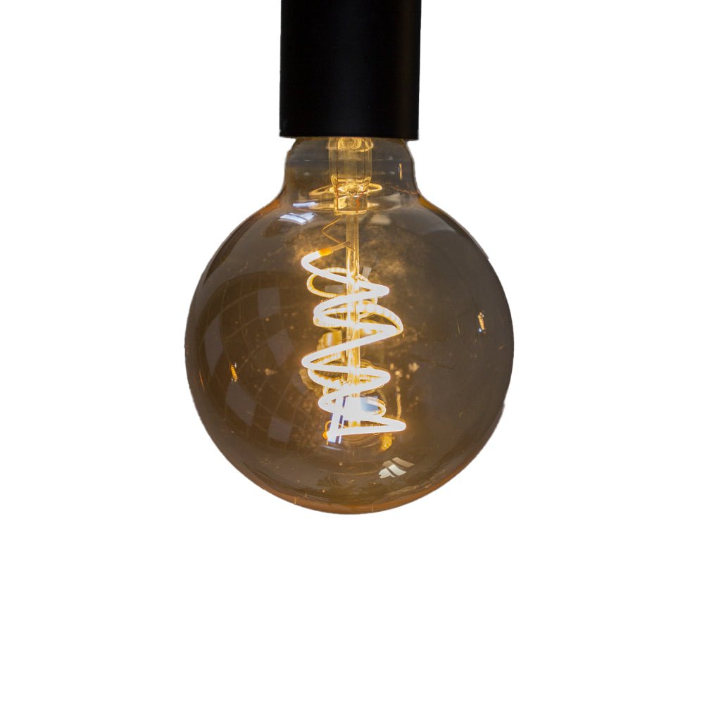 Light source LED filament Bol Ø9.5 amber-colored