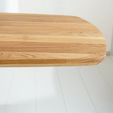 Dining Table Mikkel Oak Danish Oval Matrix Frame Small