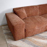 Corner sofa Wayne Chenille Taupe 260cm - Left & Right Mountable