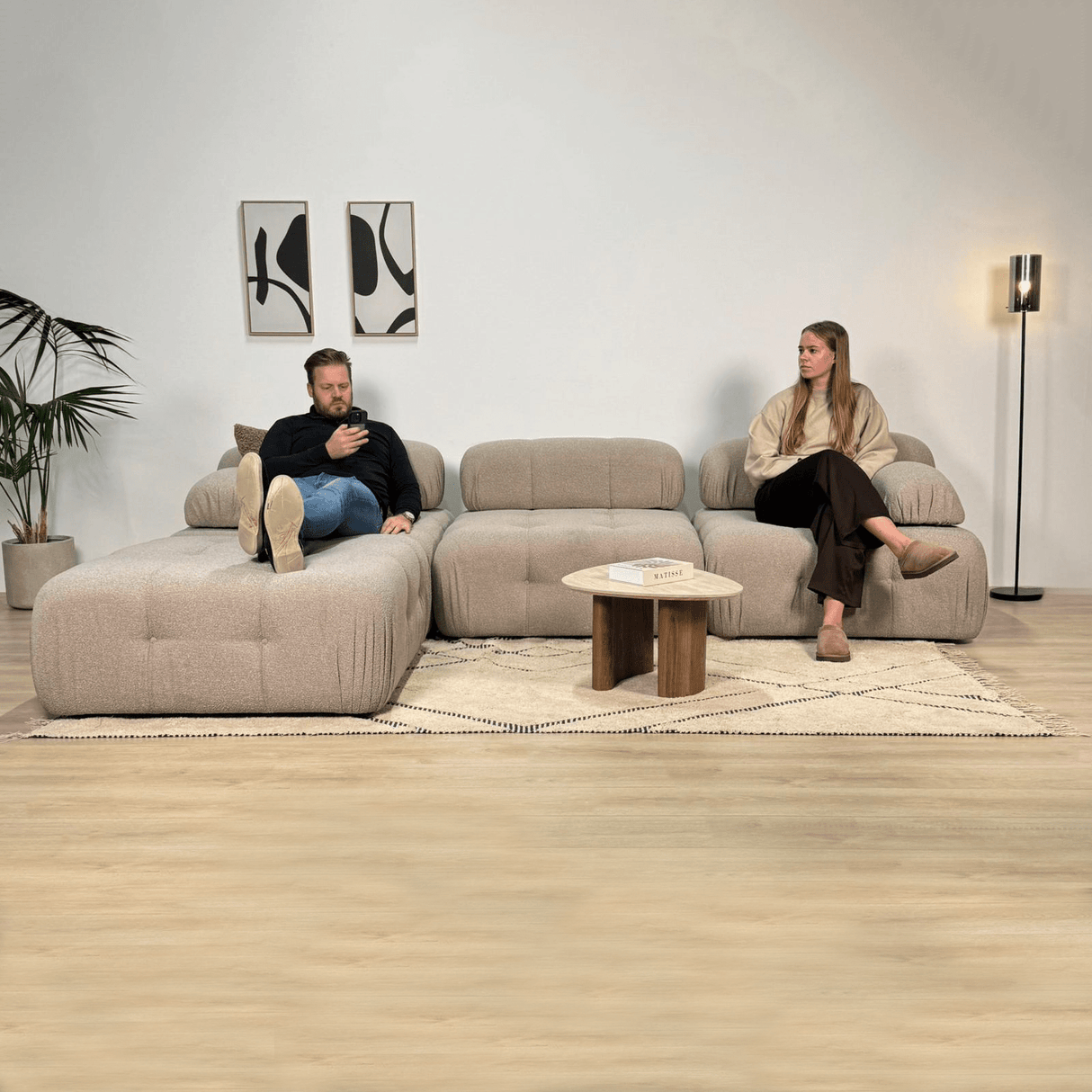 Modular Bank 2-seater Doblo Beige