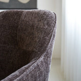 Dining room chair Camiel Dimehouse Brown LxWxH 62x61x54 Fabric Atmospheric photo detail