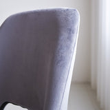 Dining room chair Mila Dimehouse Gray LxWxH 66x57x49 Fabric Atmospheric photo detail
