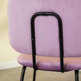 Dining room chair Jerry Dimehouse Pink LxWxH 65x53x52 Fabric Atmosphere photo different