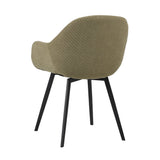 Dining room chair Remy Dimehouse Olive green LxWxH 64x59x58 White photo diagonal rear view
