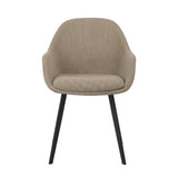 Dining room chair Remy Dimehouse Taupe LxWxH 64x59x58 White photo front view