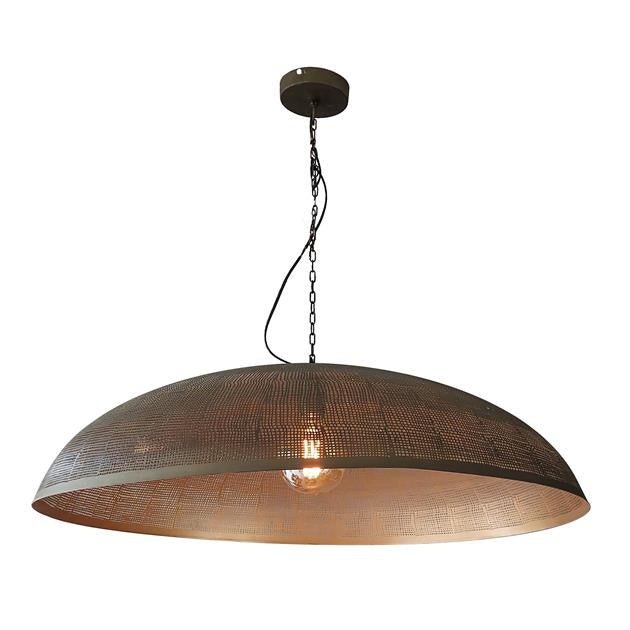 Hanging lamp Danique DH Interior Bronze LxWxH 101x101x34 Bronze White photo front view