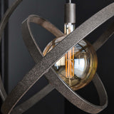 Hanglamp Diana DH Interior Zwart LxBxH 67x67x17 Metaal Sfeerfoto detail