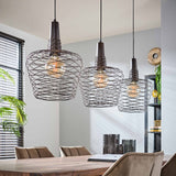 Hanging lamp Luki DH Interior Copper Metal Atmospheric photo diagonal front view