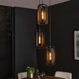 Hanging lamp Jeff DH Interior Black Metal Atmospheric photo diagonal front view