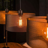 Hanging lamp Jeff DH Interior Black LxWxH 103x39x19 Metal Atmospheric photo detail