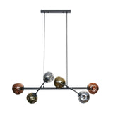 Hanging lamp Kaja DH Interior Black LxWxH 111x50x21 Metal White photo front view