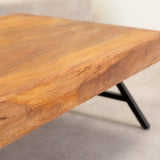 Salontafel Avia Dimehouse Brown LxWxH 125x80x16 Mango wood Detail photo of leaf
