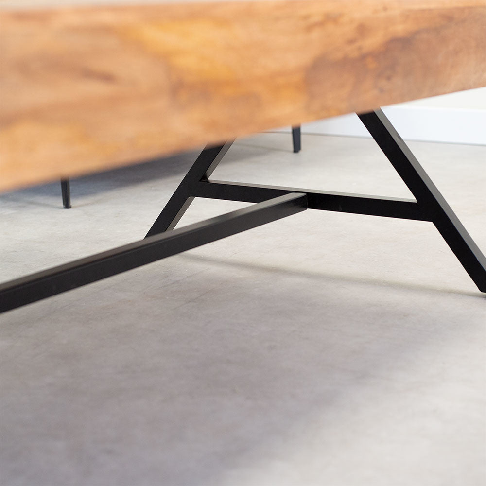Coffee table Avia Dimehouse Brown LxWxH 125x80x16 Mango wood Atmospheric photo detail