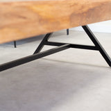Coffee table Avia Dimehouse Brown LxWxH 125x80x16 Mango wood Atmospheric photo detail
