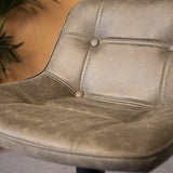Barstool Keston Dimehouse Green LxWxH 82x52x39 Microfiber Atmospheric photo detail