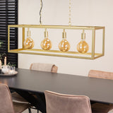 Hanging lamp Aiden Dimehouse Gold LxWxH 105x41x36 Metal Atmospheric photo diagonal front view