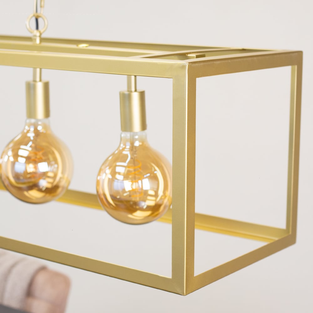 Hanging lamp Aiden Dimehouse Gold LxWxH 105x41x36 Metal Atmospheric photo detail