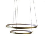 Hanging lamp Elaine Gold Dimehouse Gold LxWxH 56x56x12 Metal White photo front view