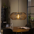 Hanging lamp Jill DH Interior Black LxWxH 75x75x40 Nickel Atmospheric photo diagonal front view