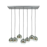 Hanging lamp Juliette DH Interior Silver LxWxH 116x48x33 Silver White photo front view