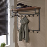 Coat rack Daya DH Interior Saja LxWxH 106x87x37 Saja wood Atmospheric photo diagonal front view
