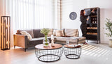 Coffee table Mace Dimehouse Brown LxWxH 80x80x42 Mango wood Atmospheric photo in situation